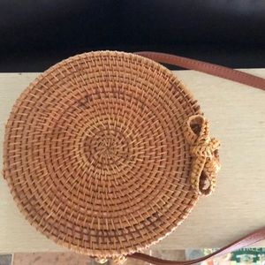 Steve Madden Wicker Rattan Crossbody